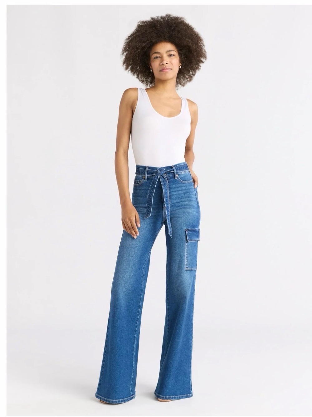 Sofia Vergara High Waist Wide Leg Jeans ‘Margot’ 18